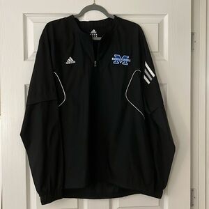 Perfect Game Men's Woven Showcase Long Sleeve 1/4 Zip Pullover